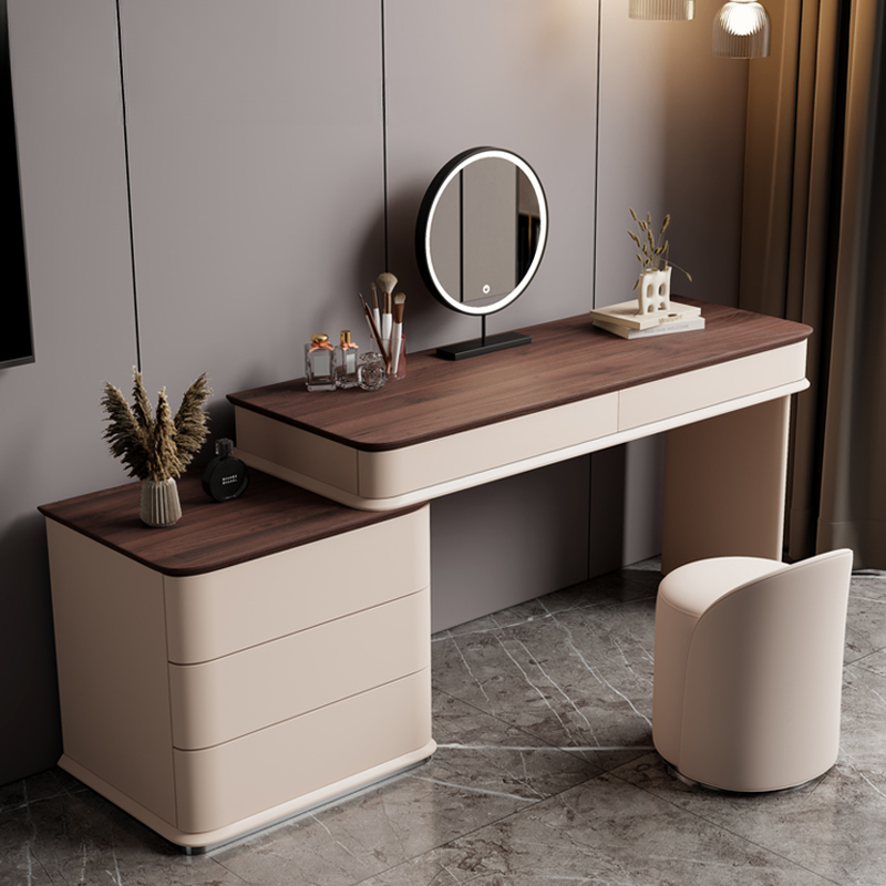Sleeping Room Scalable Vanity Set/Makeup Vanity with Push-Pull