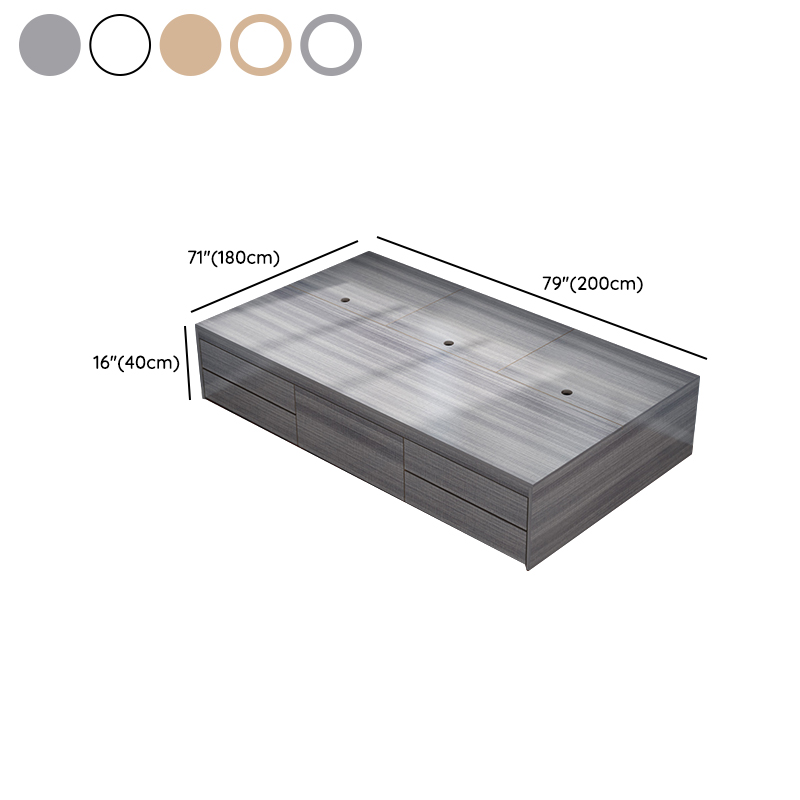 Trendy Oak Wood Tatami Bed Perfect for Living Room Use - image 15