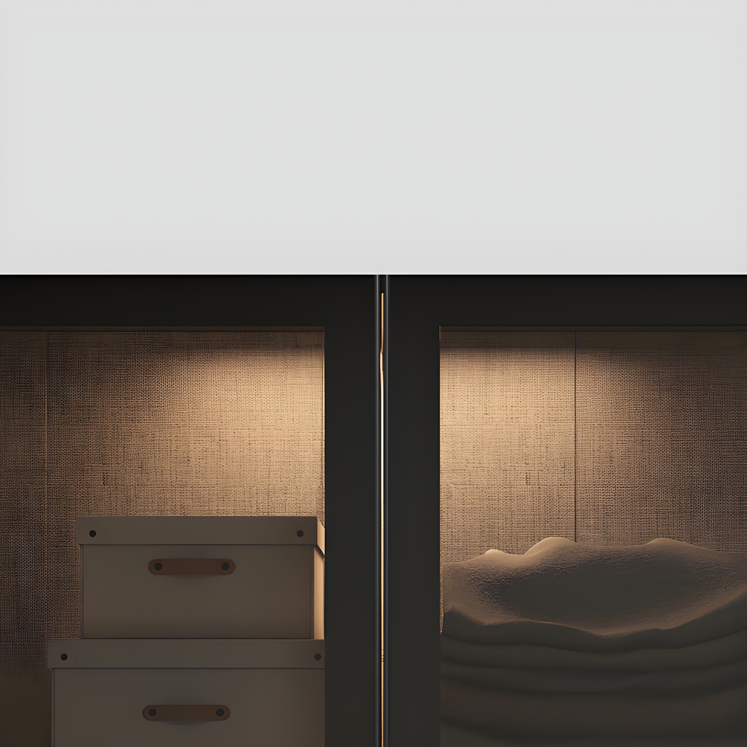 Black Glass Wardrobe Armoire Modern Style Wardrobe for Bedroom - image 7