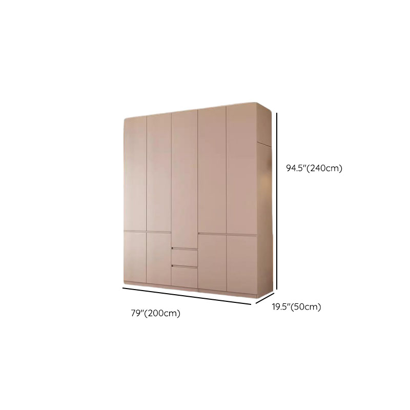 Modish Manufactured Wood Independent Armoire Cabinet with Soft Close Drawer, Soft Close Door, Interior Shelves, and Clothing Rod - image 22