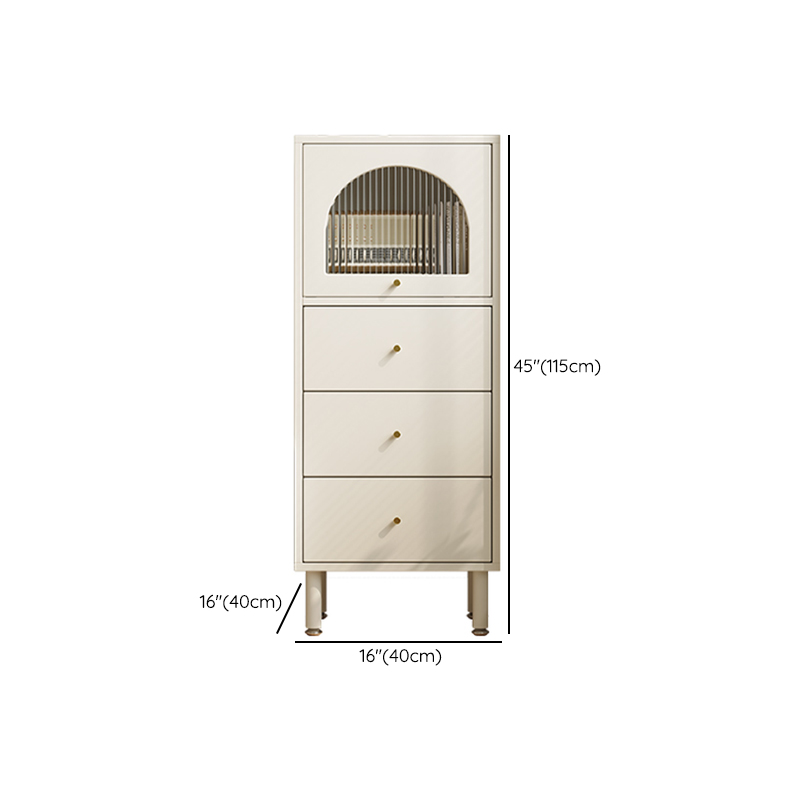Chalk French Provincial Raw Wood Combo Dresser for Parlor with 5/6/4 Drawers and Hutch in Vertical Orientation - image 10