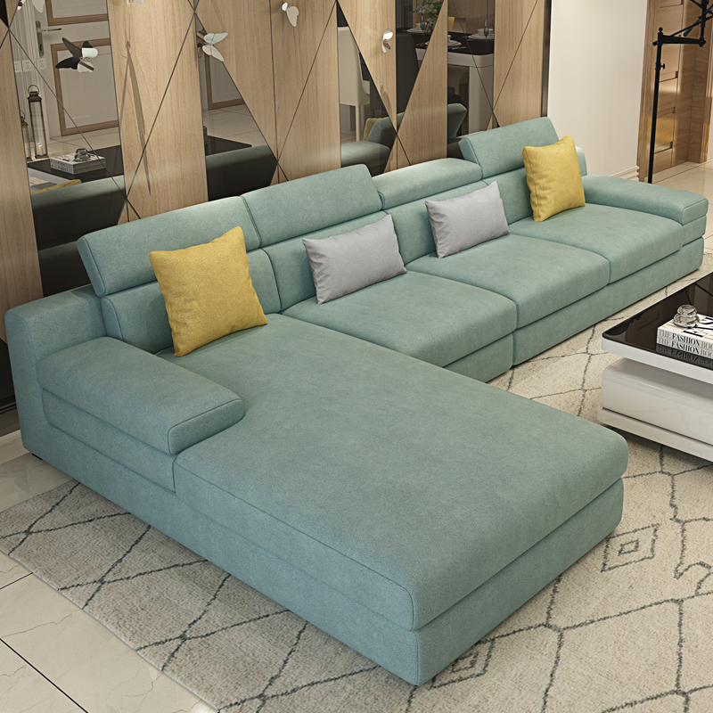 L-Shape Sofa Chaise with Left Hand Facing Orientation, Standard Foam Seat, Adjustable Headrest, and Concealed Support - image 7