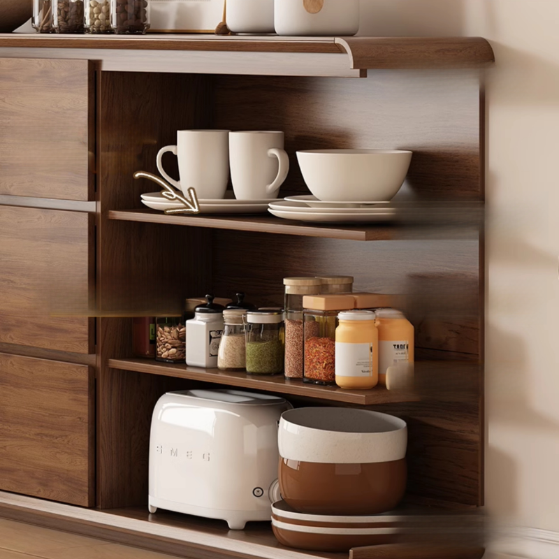 Casual Cocoa Standard/Narrow Sideboard with 3 Drawers/3 Shelves/2 Doors/3 Doors - image 8