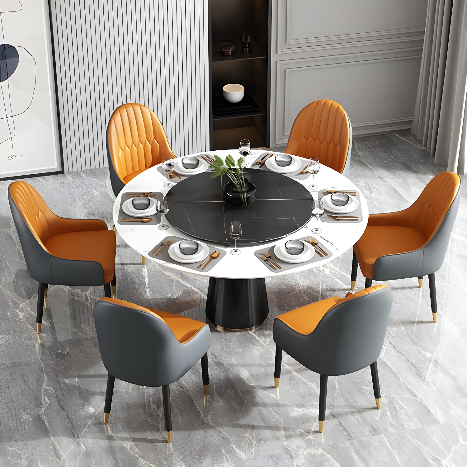 Leather Contemporary Home Side Chair Parsons Chair of 21'' Wide Chairs - image 20