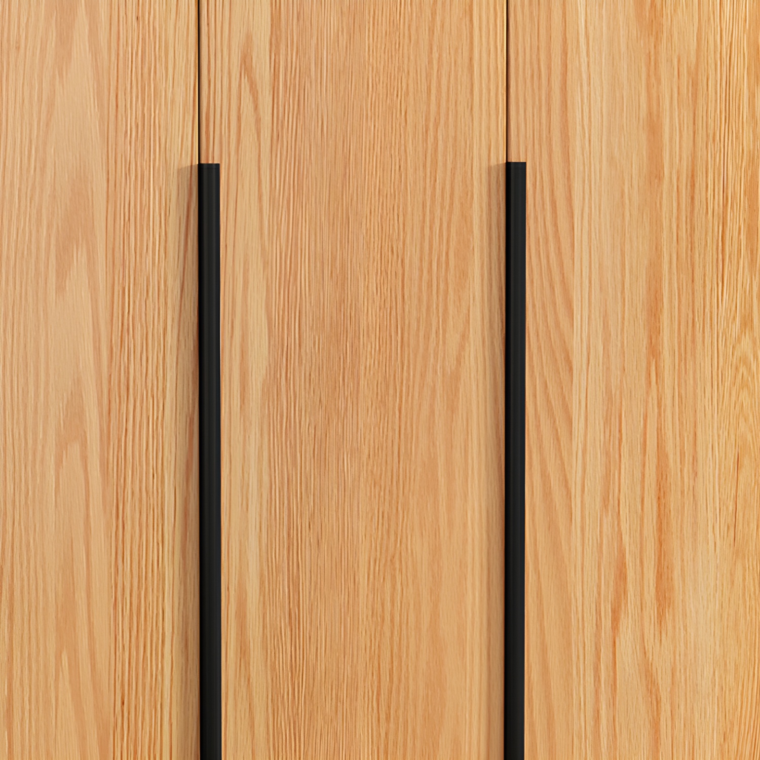 Modern Natural Wood Pine Armoire with Clothing Rod & Shelves - image 8