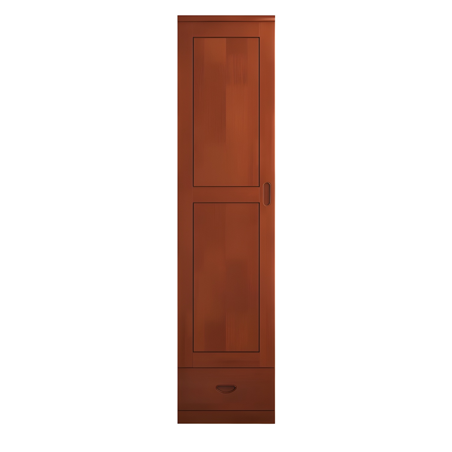 Traditional Wardrobe Cabinet Hinged Rubberwood Wardrobe Armoire - image 14