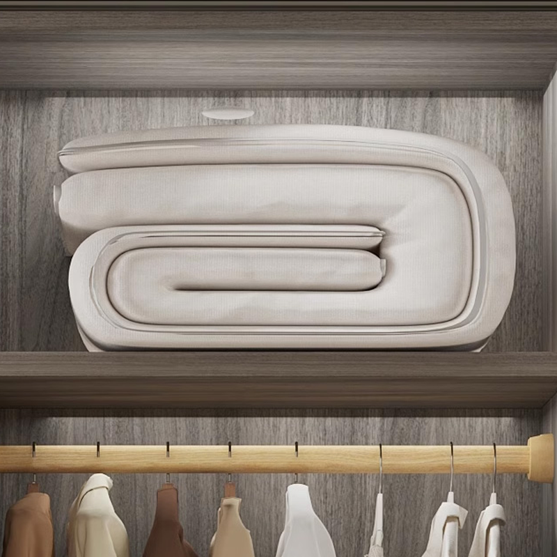 White Modish Wooden Independent Armoire Cabinet with Soft Close Drawer, Soft Close Door, and Interior Shelves - image 4