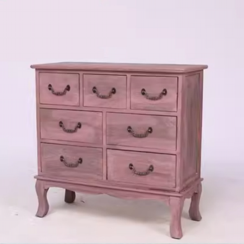 French Wood Vertical Console Dresser with 9 Drawers/7 Drawers/10 Drawers - image 21