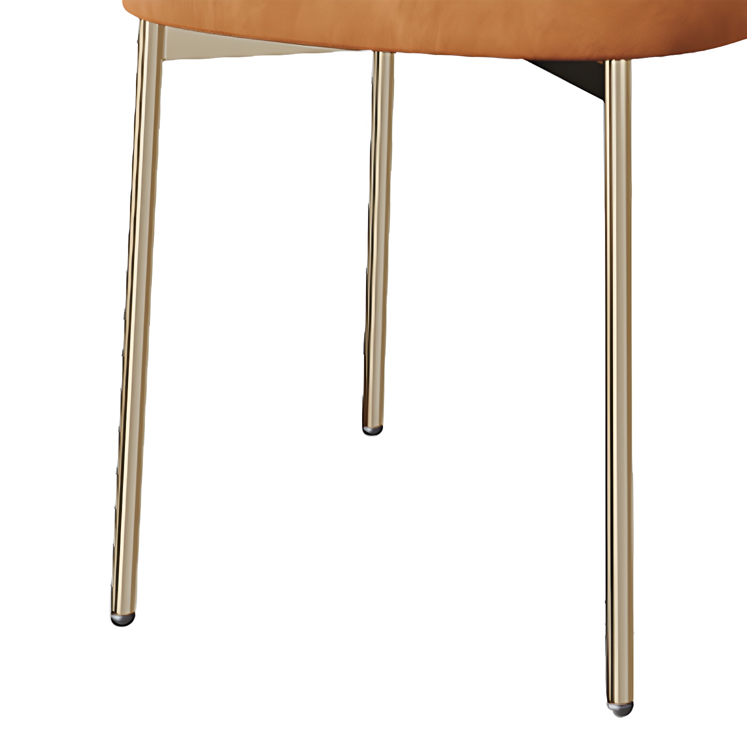 Restaurant Scandinavian Upholstered Side Chair Matte Finish Open Back Dining Chair - image 15
