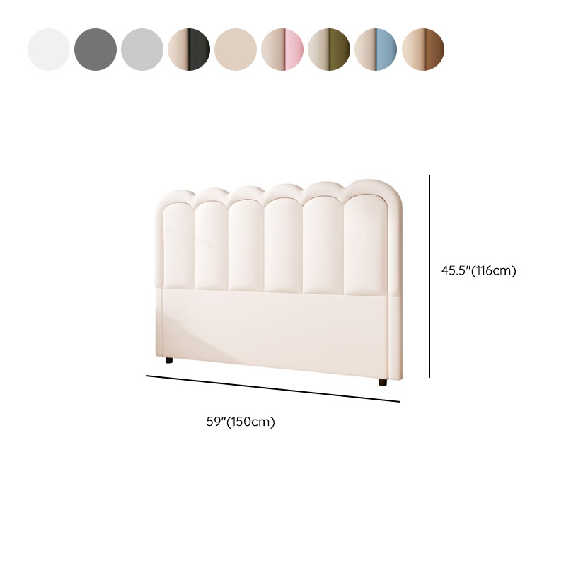 Modish Style Panel Headboard in Pine Wood with No Distressing for King/Queen/Full Bed, Featuring Sponge Upholstery Fill and Free-standing Standard Installation with Standard Height - image 16