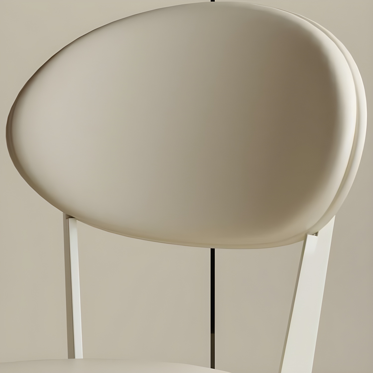 Dining Room Open Back Upholstered Dining Side Chair with Metal Frame - image 12