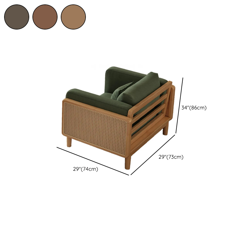 Victorian Style Jade Green Sofa Couch/Single Sofa for Sitting Room with 1 to 5 Pillows - image 27