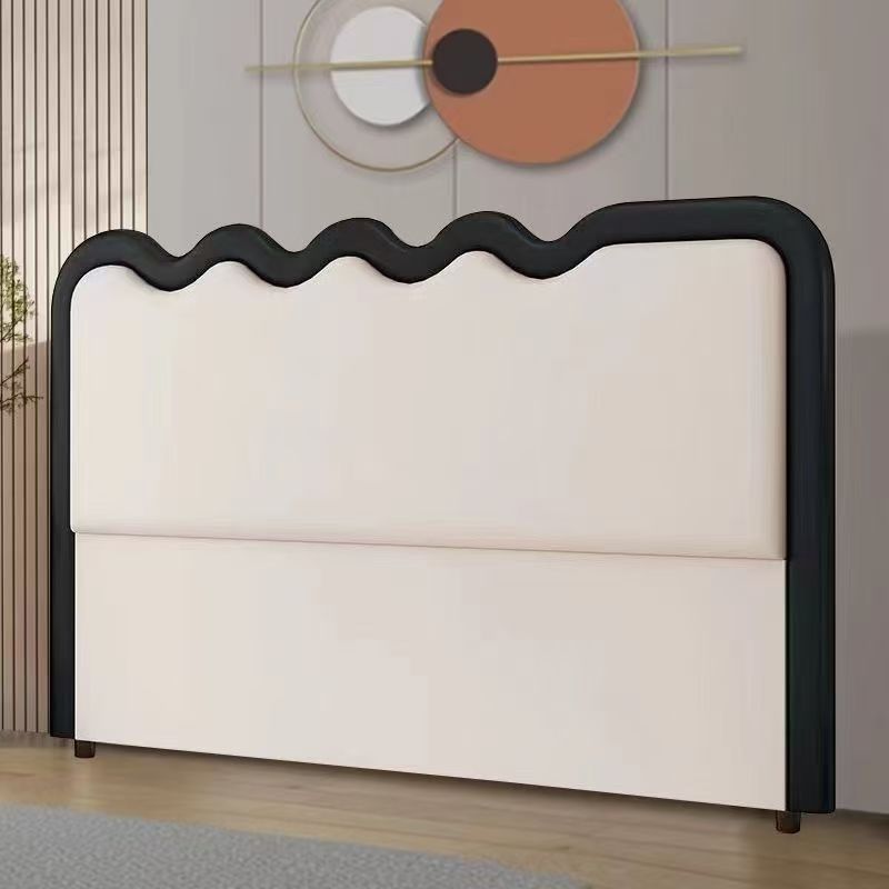 Modish Style Panel Headboard with No Distressing in Timber for King/Queen/Full Bed, Featuring Sponge Upholstery Fill, Free-standing Installation, and Standard Height - image 3