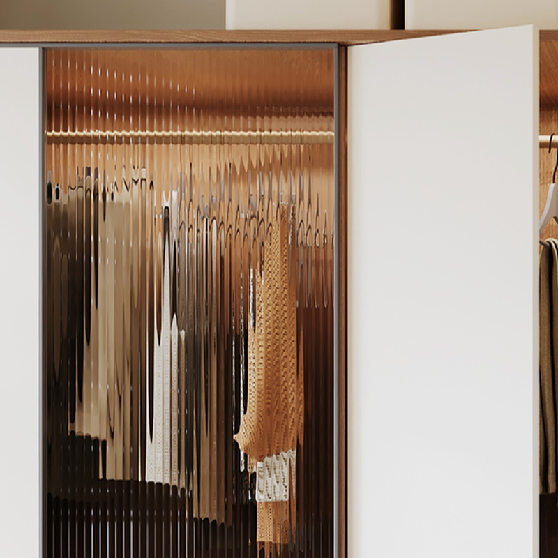 White Modish Lumber Independent Cabinet Armoire with Soft Close Drawer, Soft Close Door, and Interior Shelves - image 8