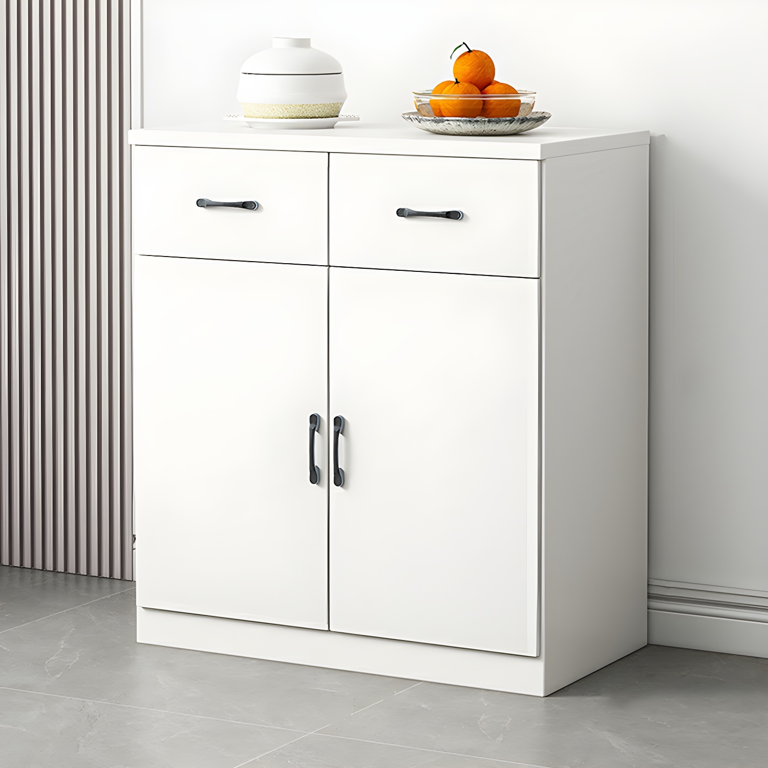 Modern Wood Sideboard Credenza with Drawers and Cabinets - Functional Storage Solution - image 3