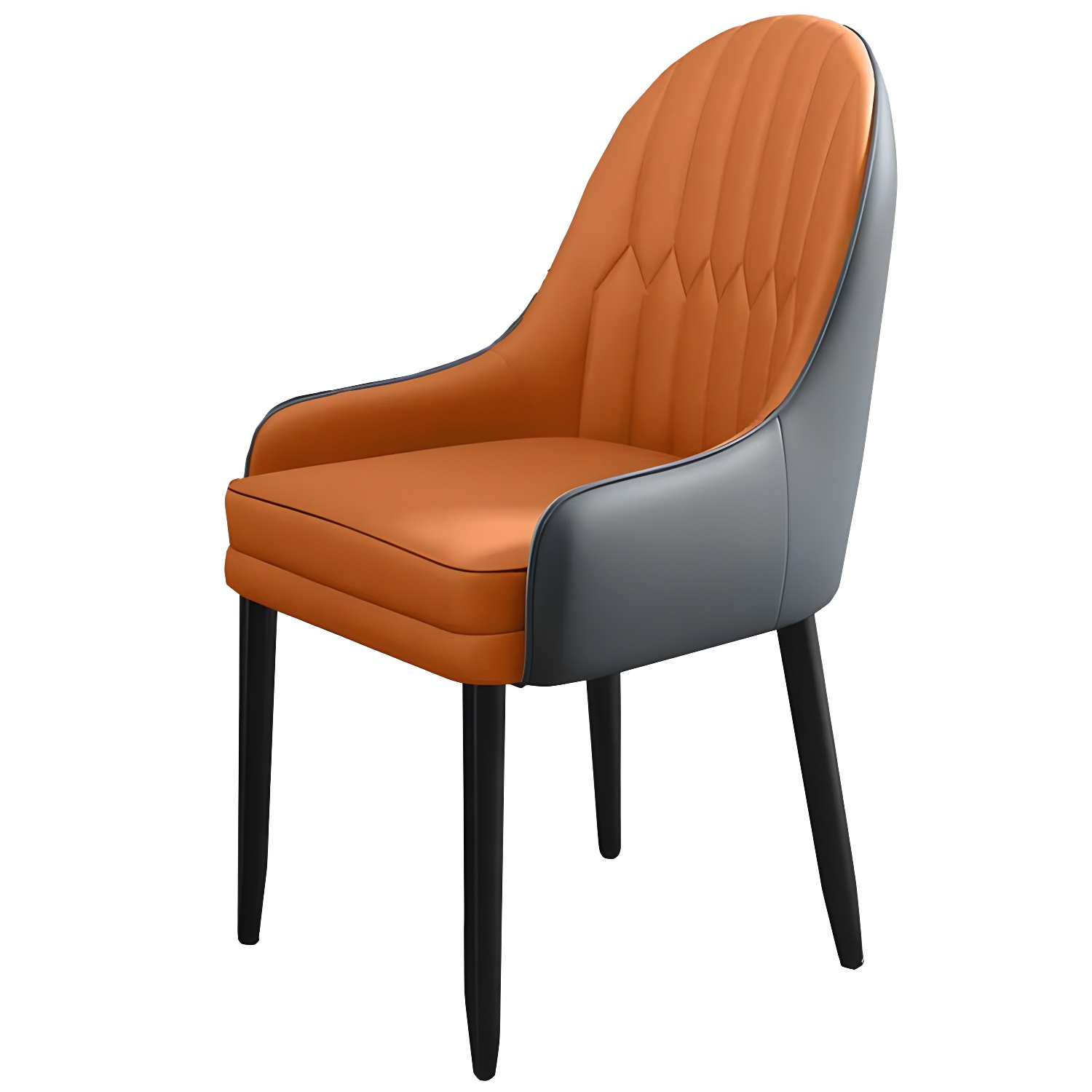 Leather Contemporary Home Side Chair Parsons Chair of 21'' Wide Chairs - image 12