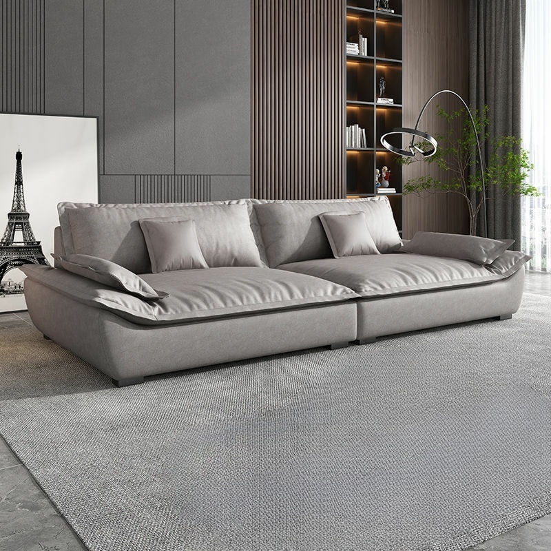 Blue/Off-White/Black Sofa with Concealed Support Living Spaces, 31.5"W x 32.7"H