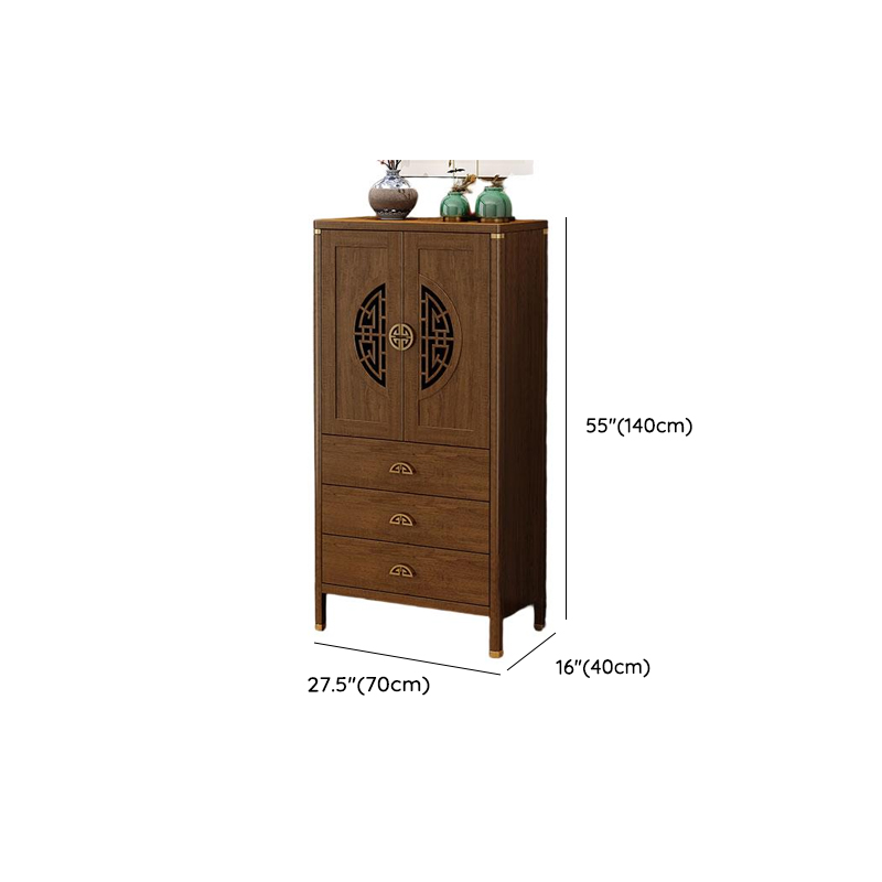 Espresso Standard/Wide/Narrow Timber Sideboard with 4 Doors/3 Doors/2 Doors, Adaptable Shelf and Pantry Hutch, 3 Drawers/6 Drawers/2 Drawers Included/Not Included - image 23