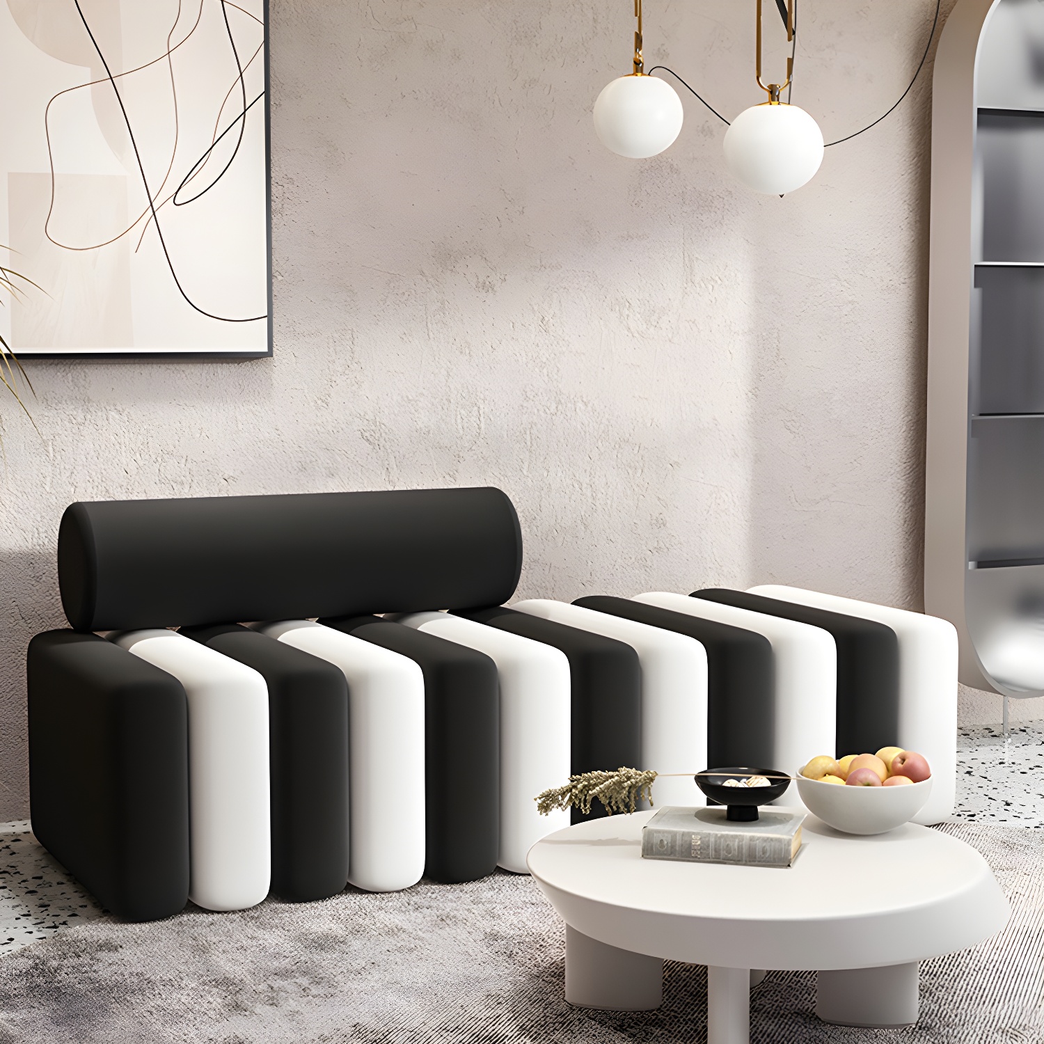 Velvet Contemporary Standard Sofa Armless Sofa for Living Room, Apartment - image 18