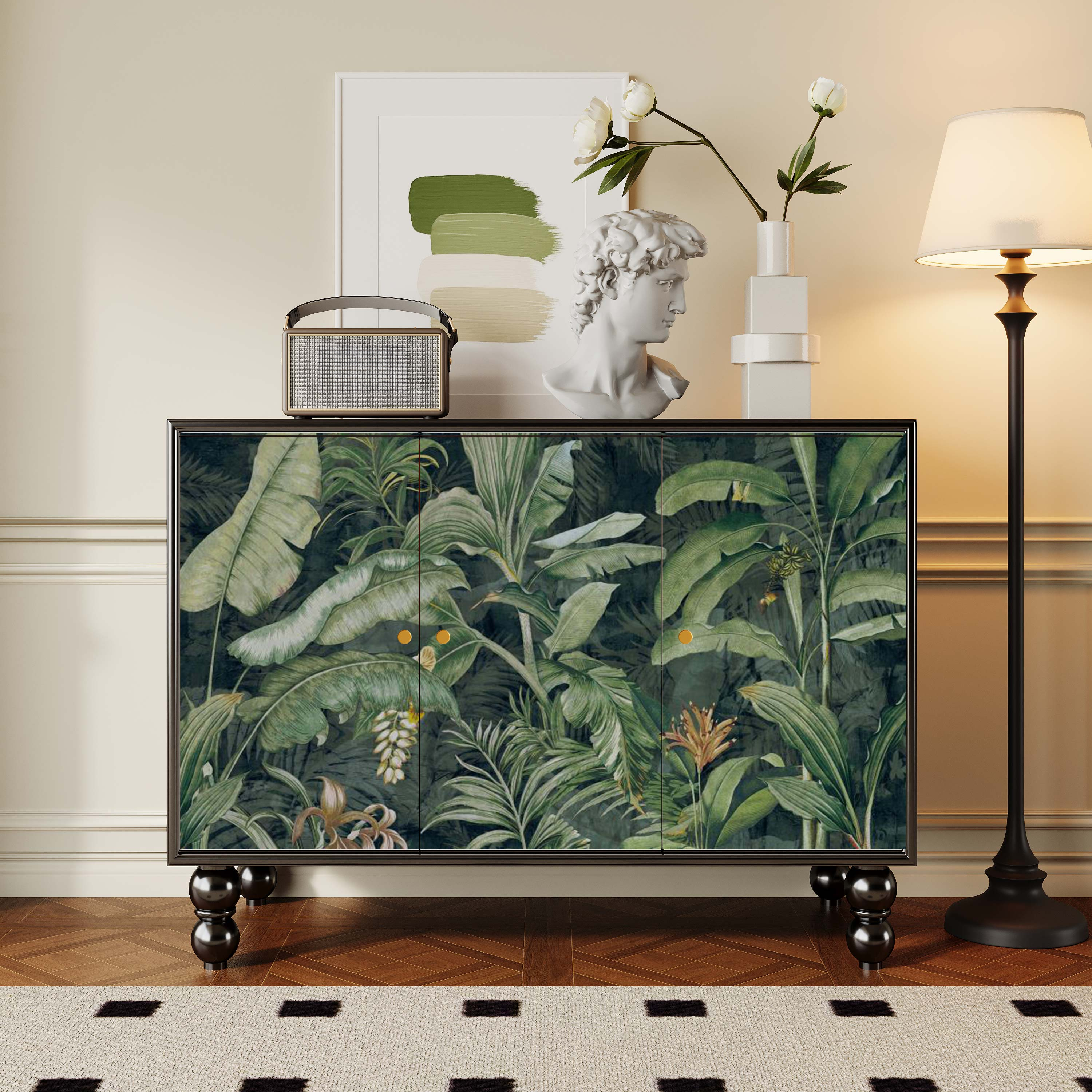 Parlor Detached Sideboard with Six Internal Shelves and Benchtop - image 19
