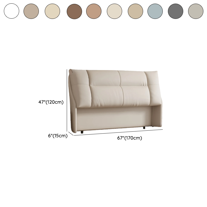 Trendy Panel Headboard in Natural Wood with No Distressing, Rectangle Shape for King/Queen/Full Bed, Cotton Upholstery Fill, Standard Height - image 16