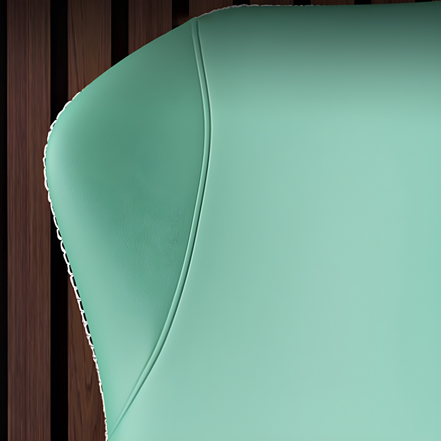 Modern Leather Home Side Chair Wingback Matte Finish Dining Chair - image 12