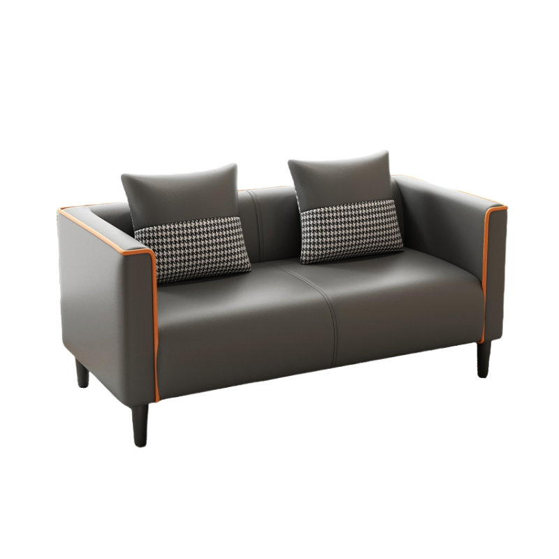 Versatile Standard Sofa/Loveseat/Single Sofa in Synthetic Leather with Dark Blue/Sage/Amber Color and Arm - image 10