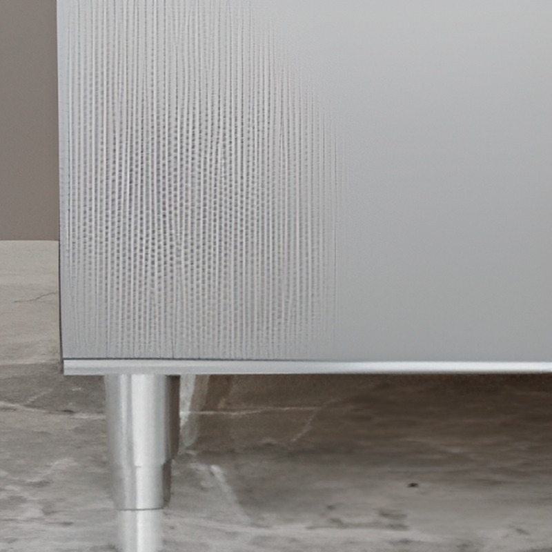2 Shelves & 4 Doors/3 Doors/2 Doors Silver Metal Standard/Narrow Sideboard with Larder & Hutch - image 5
