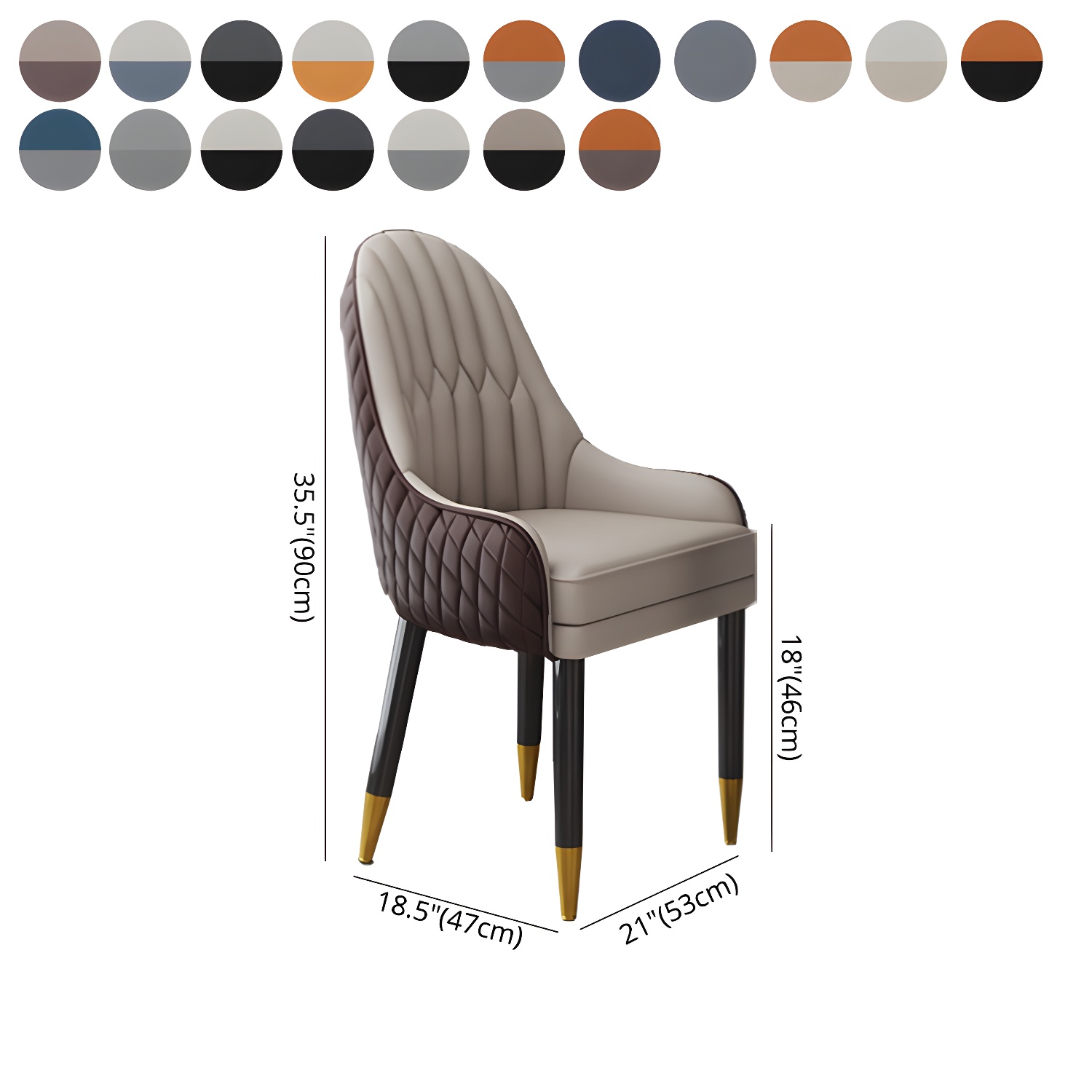 Scandinavian Indoor Arm Chair Upholstered Parsons Back Wood Dining Room Chair - image 25