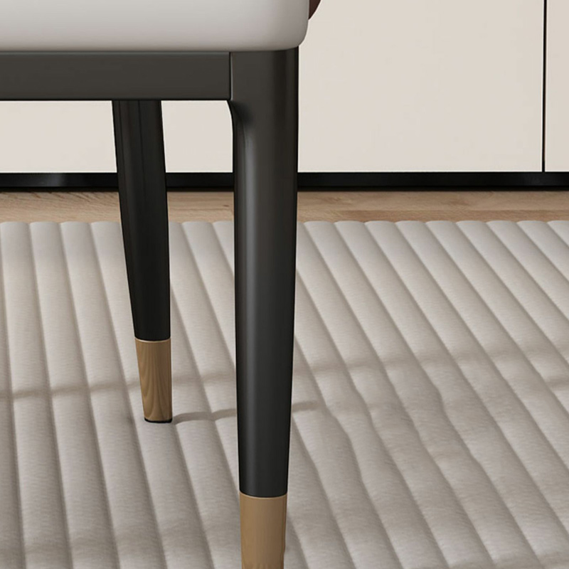Stylish Modern Sloped Arm Chair for Kitchen & Dining with Low Back and Arms - image 12