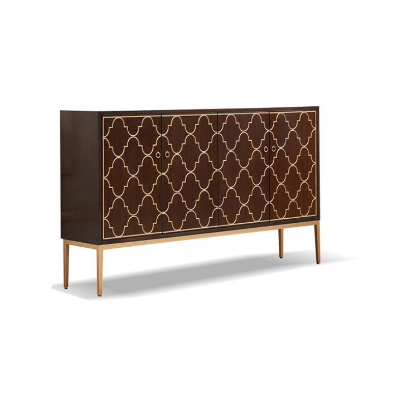 Art Deco Style Unattached Utility Cabinet with Cabinet Rings for Sitting Room - image 7