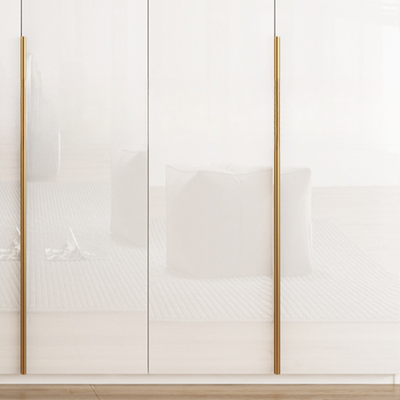 Chalk Minimalist Laminate Cabinet Armoire with Soft Close Drawer, Soft Close Door, Interior Shelves, and Clothing Rod - image 5