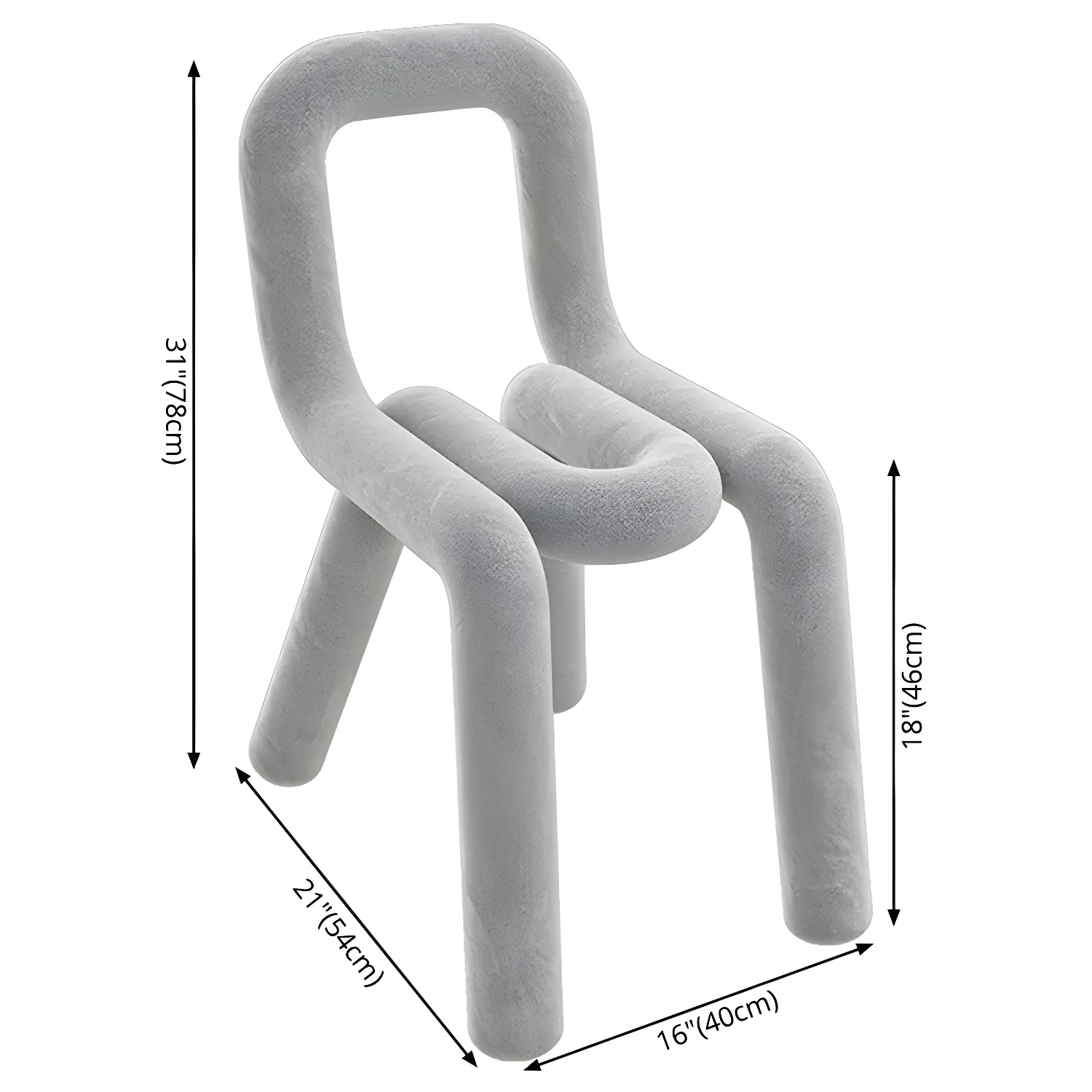 Velvet Designer Style Living Room Side Chair Colorful Open Dining Chair - image 16
