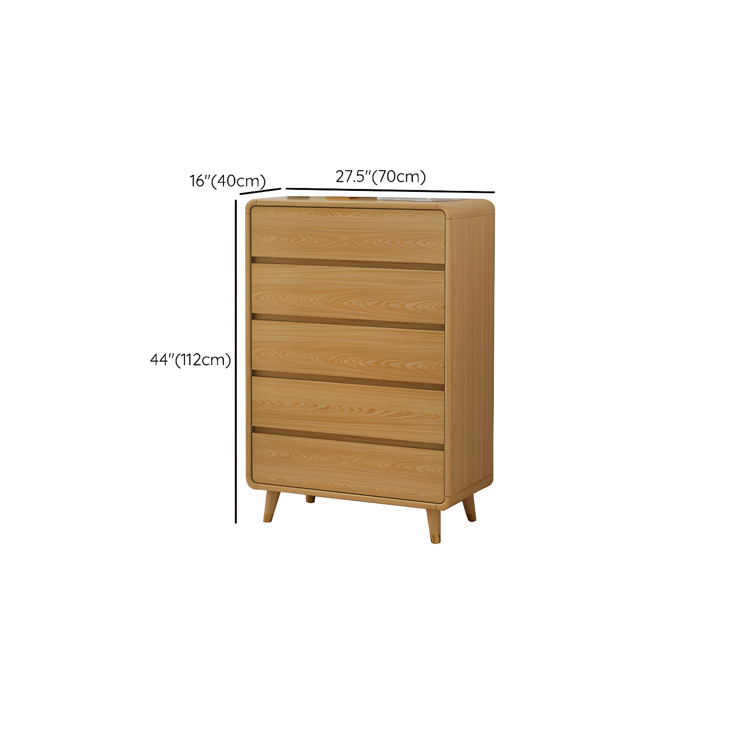 Traditional Wood Dressers with Drawers and Soft Close Glides - image 21