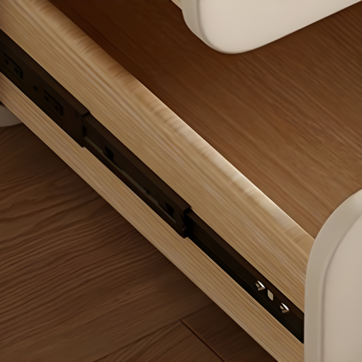 Modern Faux Leather Bachelor's Chest with Drawers in Narrow Size - image 20