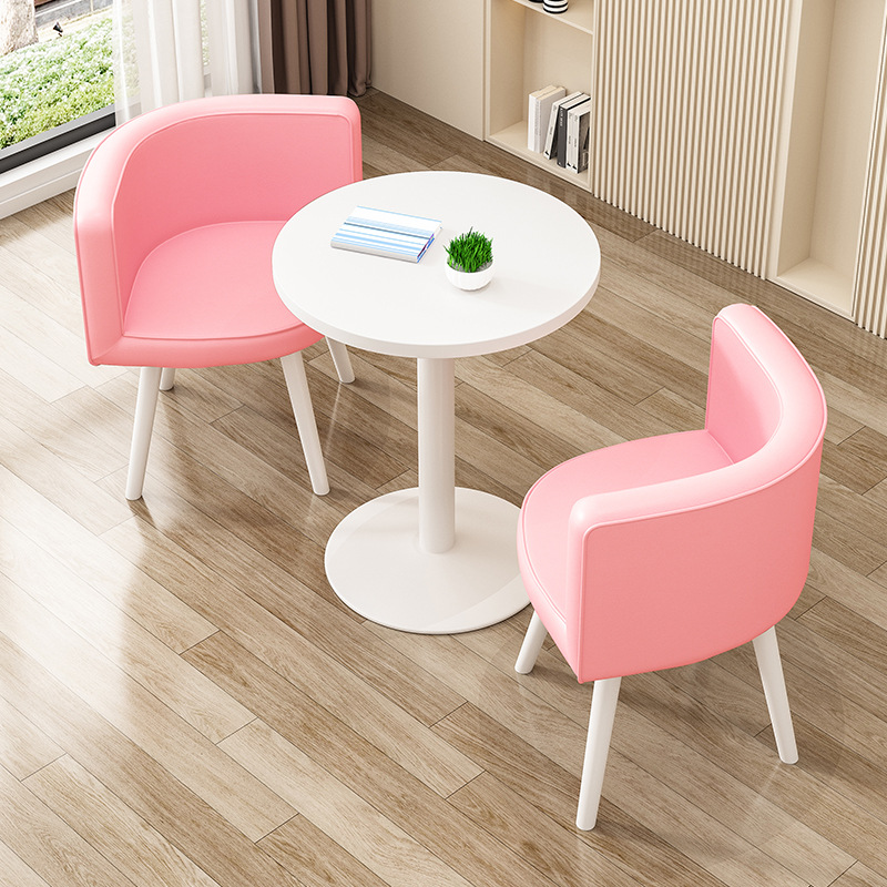 Modern Simple Style Recycled Wood Dining Table Set for 2 - image 12
