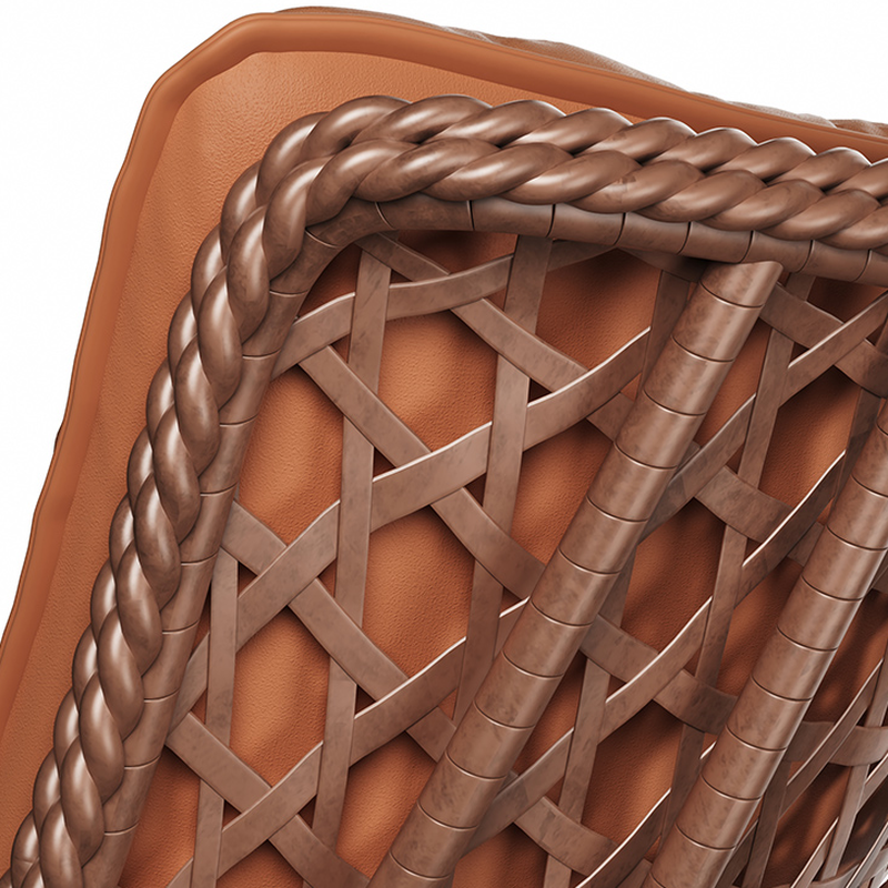 Simple Upholstered Rocking Seat with Scratch-tolerant Padded Design and Ottoman - image 11