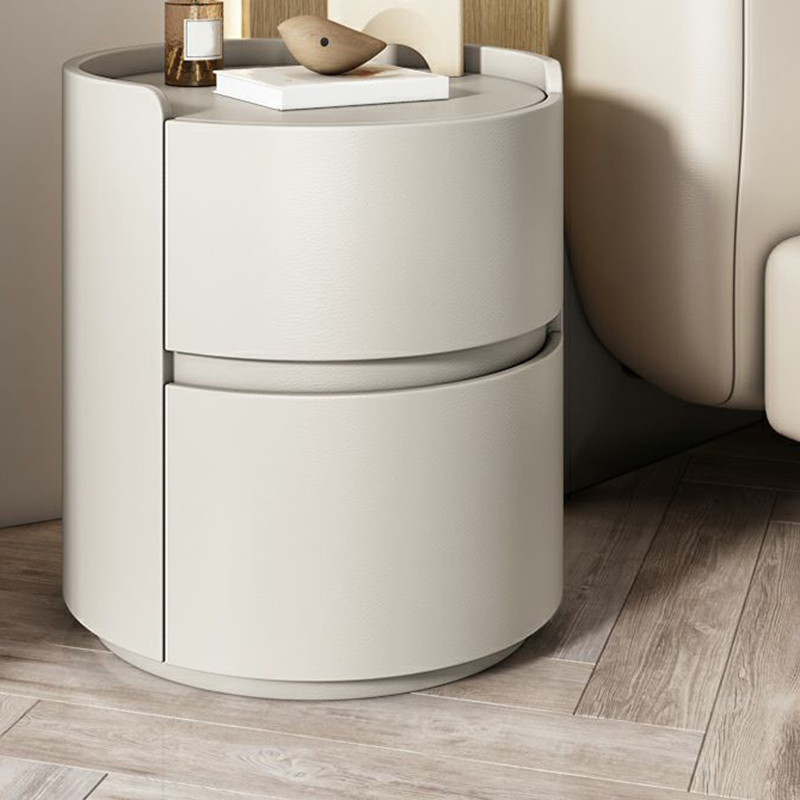 Small Under 21'' Manufactured Wood No-Light Modern Drawer Storage Nightstand in Natural Finish - image 10