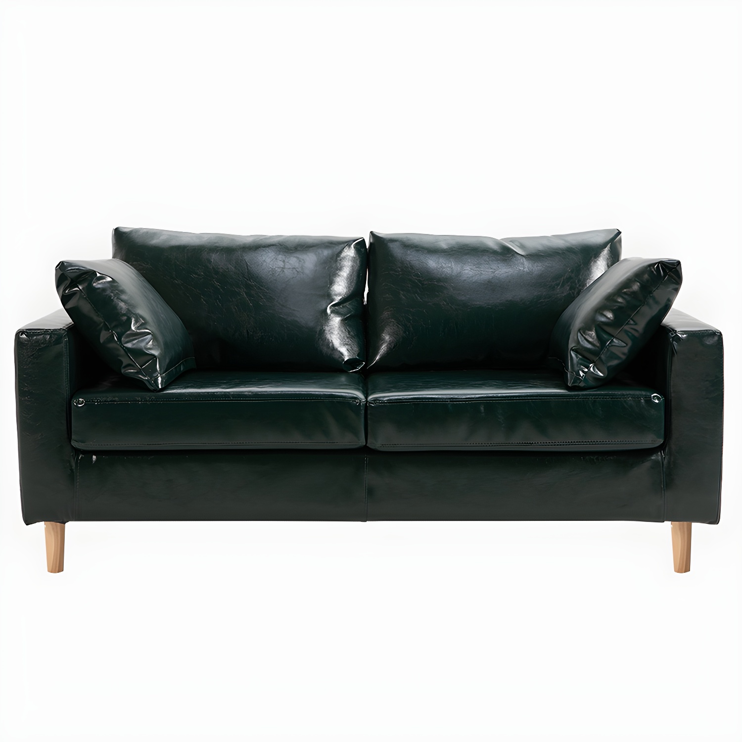 Beige Modern Farmhouse Cushions Standard Sofa 21.65"High Square Arm Sofa