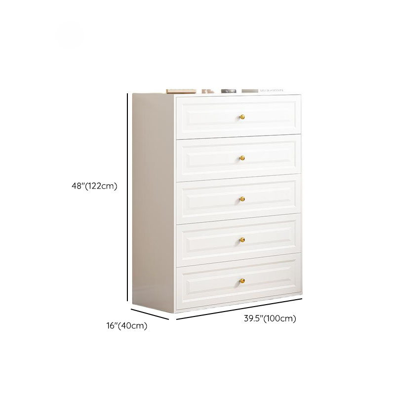 Chalk Casual Metal Bachelor Chest/Semainier with 5 Drawers/3 Drawers/4 Drawers in Vertical/Horizontal Orientation - image 12