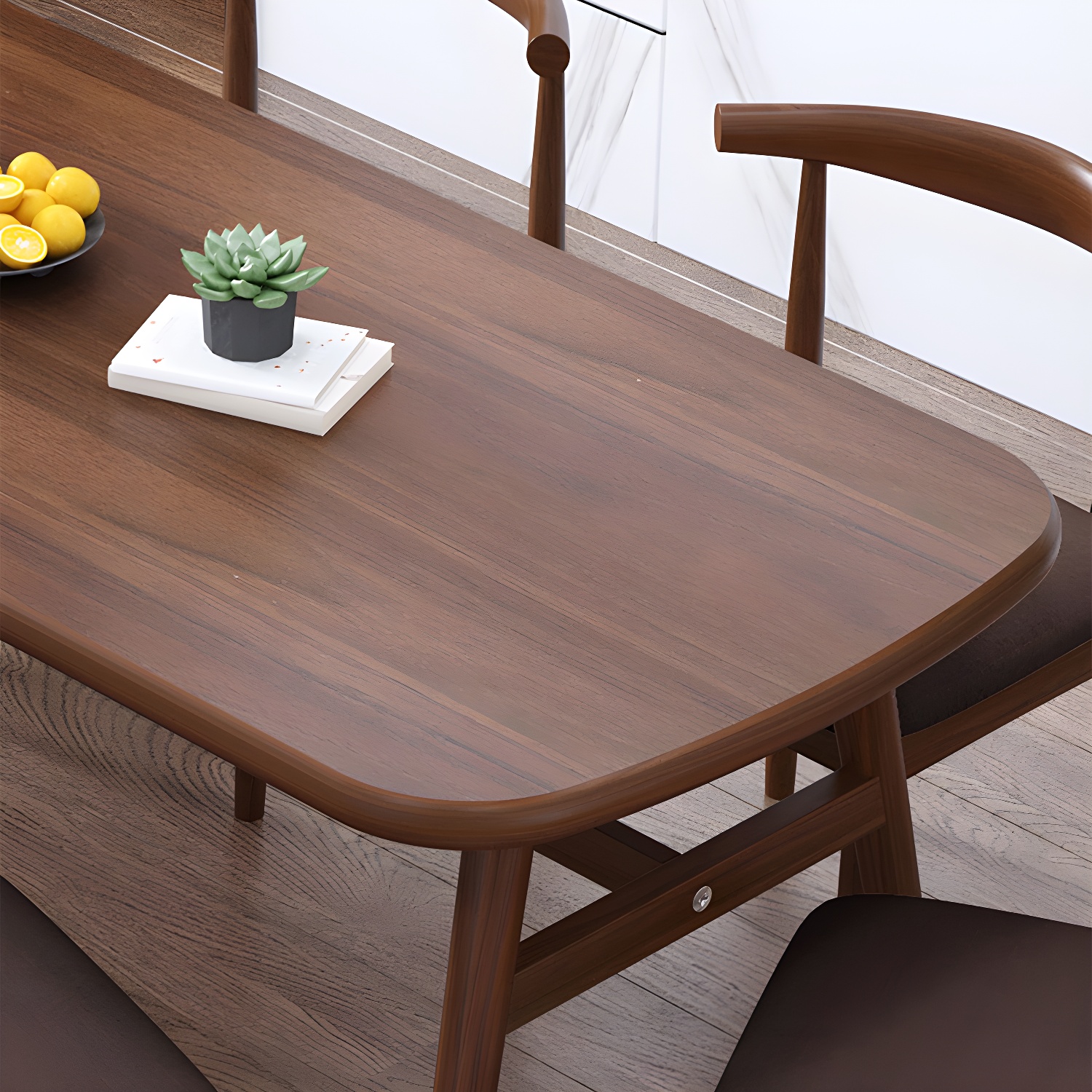 Modern Kitchen Wood Furniture of Standard Height Formal Dining Room Table Set - image 11