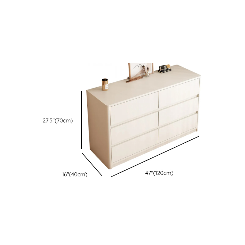 White Trendy Timber Console Dresser/Semainier with 6/8/3 Drawers in Horizontal/Vertical Orientation - image 24
