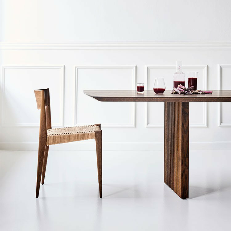 Modern Rectangle Wood Standard Table Height Dining Table , 8 Person/For 6/4 Person Fixed Table - image 11