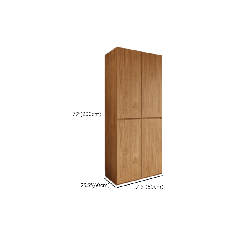 Acorn Minimalist Wooden Independent Wardrobe Closet with Soft Close Door, Interior Shelves, and Articulated Mechanism - image 16