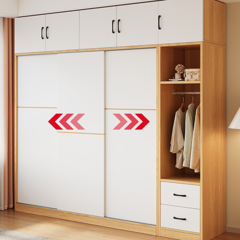 White Modish Wooden Independent Armoire Cabinet with Soft Close Drawer, Soft Close Door, and Interior Shelves - image 3