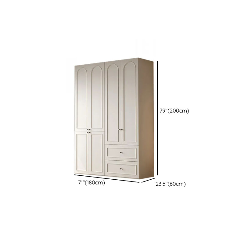 Casual Natural Wood Independent Armoire Cabinet with Soft Close Drawer, Soft Close Door, and Interior Shelves - image 14