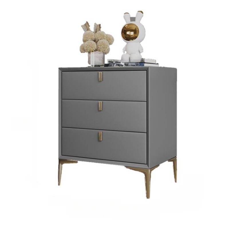 Modern Lumber Nightstand With Drawer Storage & Leg, 3 Drawers/2 Drawers - image 11