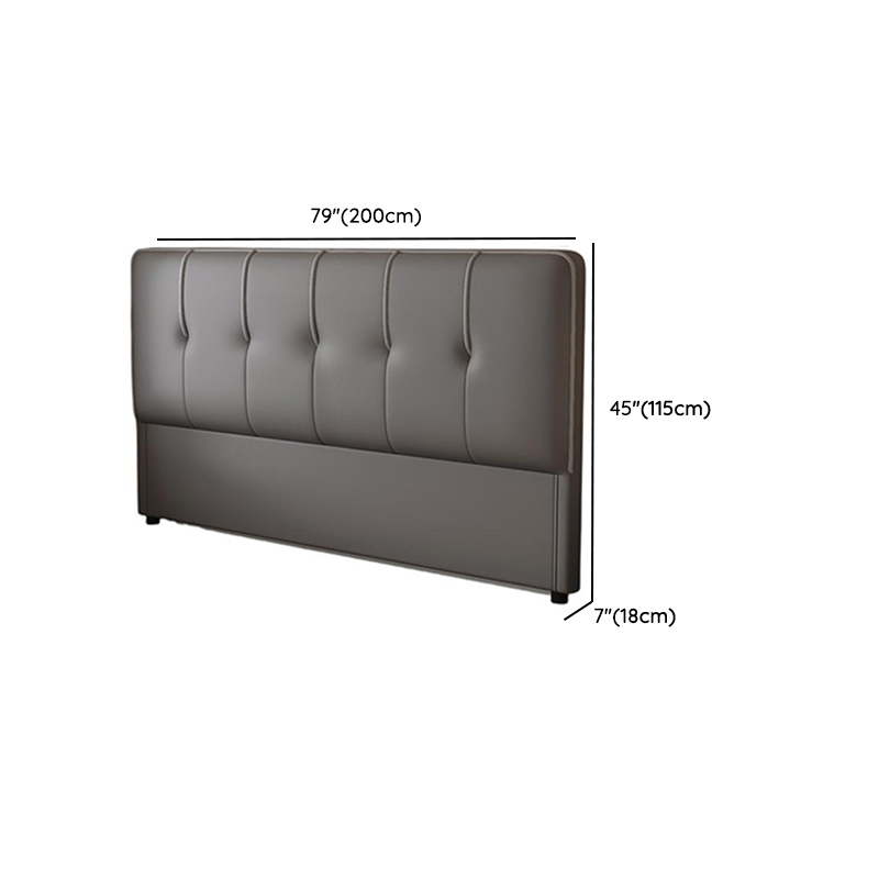 Trendy Panel/Wingback Headboard in Natural Wood with No Distressing, Rectangle Shape for King/Queen/Full Bed, Sponge Upholstery Fill, Standard Height - image 14