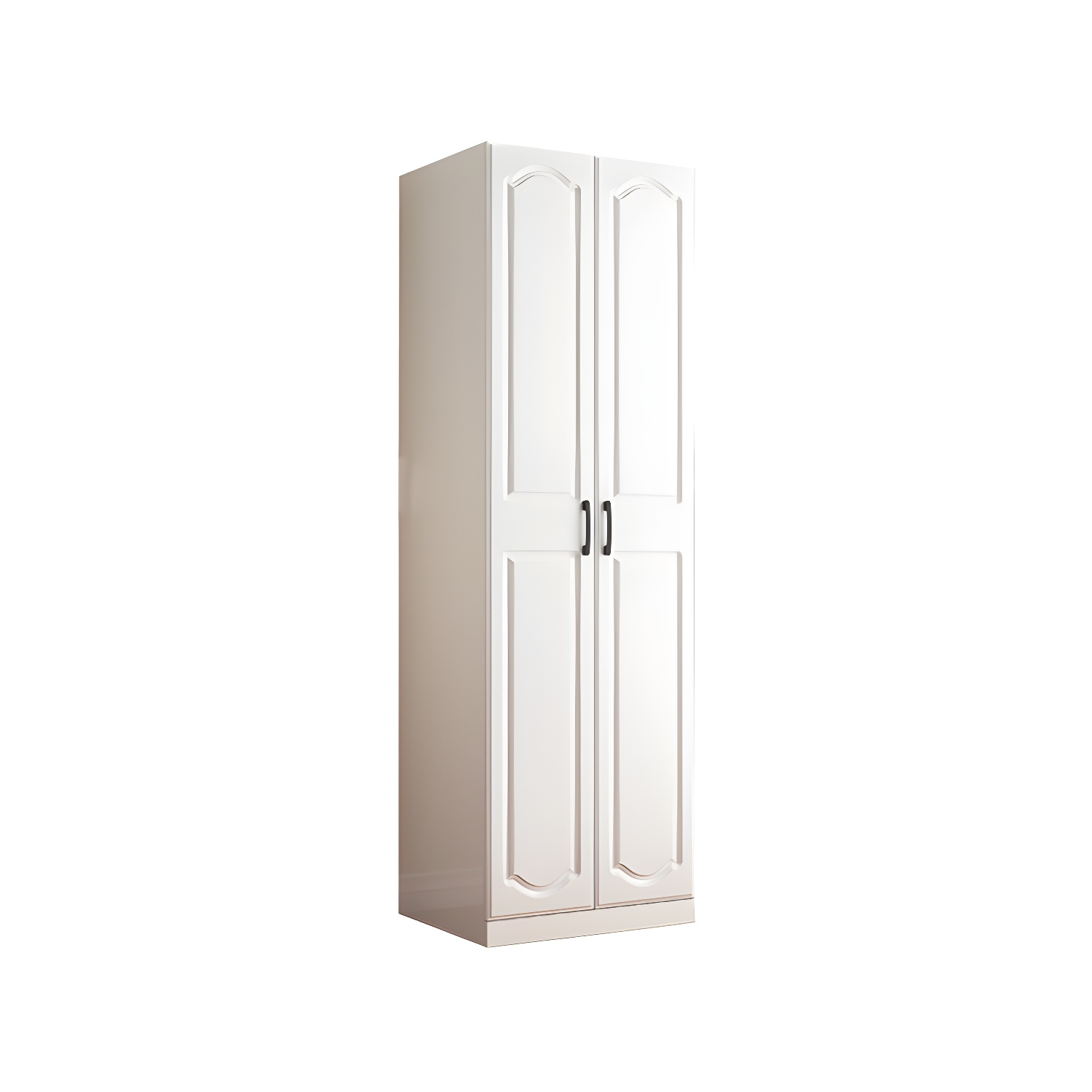 White Wardrobe Closet with Drawer French Country Wardrobe Cabinet - image 5