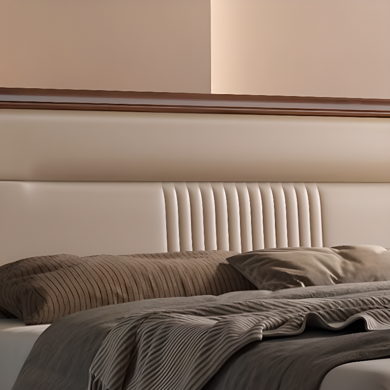 Standard（36-55“） Free-standing Standard Rectangle Wood Panel with Sponge Cushion for Full(54"W x 75"L) Bed, No Distressing - image 10